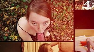 hey, watch this naughty college student tease in sexy lingerie at the party. her solo play in panties is wild!