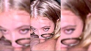 My friend came over for study but gave deepthroat blowjob with big tits and ass