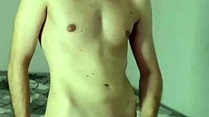 Wild Masturbation and Cum Explosion on Webcam! Face Included in Bedroom Action!