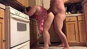 My wife’s cooking up something hot in the kitchen! 🔥