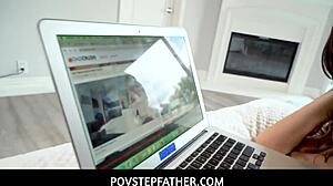 Pov stepfather with hot teen stepdaughter april olsen