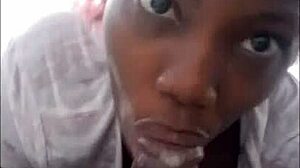 sloppy deepthroat with cum bubbles and wet pussy farts