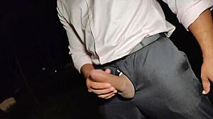 yuri gaucho boss shows off his big cock masturbation until he cums hard