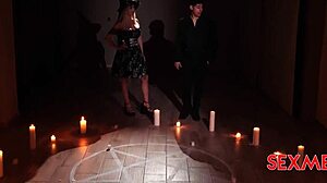 Sexmex brings sexy witch gatita veve for a quick latina blowjob and wild fucking. Her big tits drive me crazy!