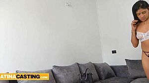 Colombian teen at casting interview