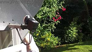 my sexy neighbor always catches my eye outside