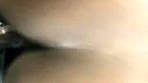 my pussy creampied on the wet cock