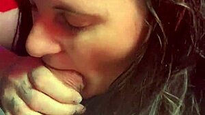 wifey sucks dick in public sex shop deepthroat