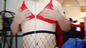 Using My Two New Wide Dildos