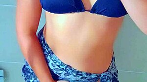 Beautiful Tanned Latina Girls Take a Shower After Beach