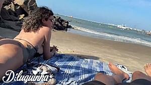 i spotted sabrina prezotte on the beach and fucked her in the shower