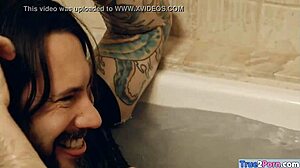 hot woman likes getting her wet pussy railed in the bathroom!