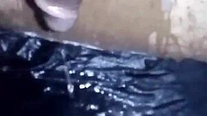 Just shaving my big black cock for some lunch cash today