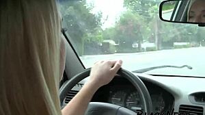 interracial hitchhiker takes big black cock in rough anal pounding.