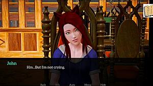 My teen with big tits plays erotic game, homemade amateurs in redhead family fun.