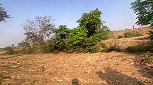 outside banging a shy village girl with friends