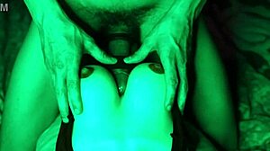 fucked huge tits on cute real doll with monster cock in wild session.