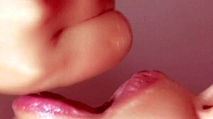 Uncensored Japanese Blowjob With Cum In Mouth Close Up