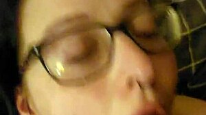 Belle tied down for throat use and domination