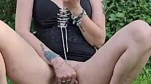 MASTURBATING OUTSIDE!