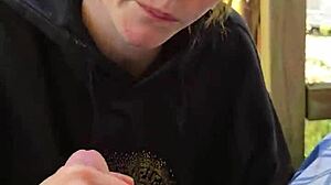 Can a Smoke Break Turn Into a Wild MILF Blowjob?