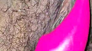 this hot desi indian bhabhi shoves a dildo deep