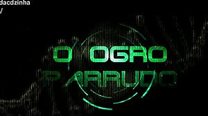 Brazilian sissy takes huge anal cock