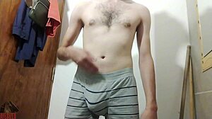 Feeling Cute And Naked In The Bathroom With A Big Cock