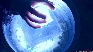 i submit to hardcore threesome with police officer and masked guy