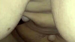 Young white girl has a quick encounter with her friend's large partner