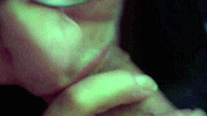 The lecherous wife enjoys giving blowjobs to her guys