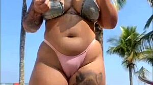 guy slapped my ass on the beach, pulled out his dick, i got scared but ended up sucking it