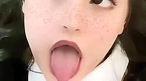 Best ahegao compilation with spitting and solo actions