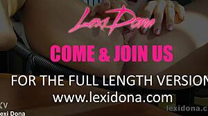 Lexidona Performs Solo Masturbation In Wien