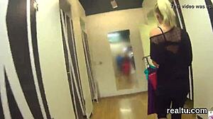 Charming Czech cutie gets tempted in the shopping centre and screwed in pov