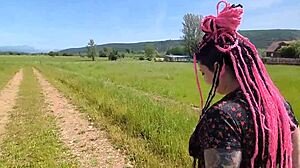 damn, i’m screwing a stranger out in the field
