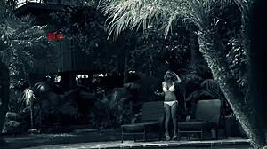 Aubrey Adams Rubbing and Fucking Outdoors in Heels