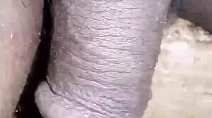 Just shaving my big black cock for some lunch cash today