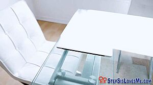 teen stepsis pov with handjob and fingering