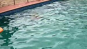 After Pool Fun, I Fucked Fat Bitch For Cumshot!