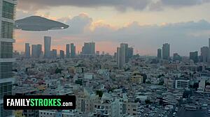 Independence Day XXX Parody with Latina Threesome