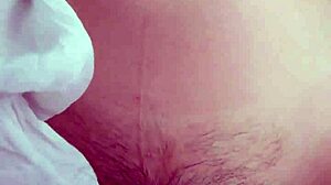 Tease with my hands on hairy pussy before insertion
