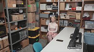 She Loves the Guard's Cock Deep at Office