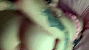 Curitiba nurse with fat pussy lips gets creampied by big cock, loving every drop