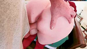 Horny Stepmom Caught by Peeping Stepson, Fucked Hard in POV Action