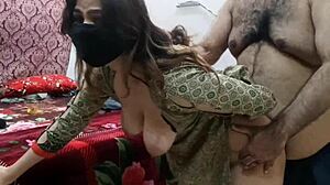 Pakistani stepmom with big boobs gets drilled by the plumber