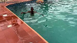 After Pool Fun, I Fucked Fat Bitch For Cumshot!