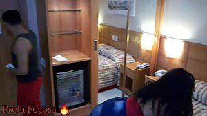 Carioca preta e safada cheia de fogo com playboy kadu ventri - completo no red