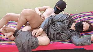 Pakistani bhabhi bent over for hard doggystyle pounding with desi hindi audio