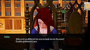 My teen with big tits plays erotic game, homemade amateurs in redhead family fun.